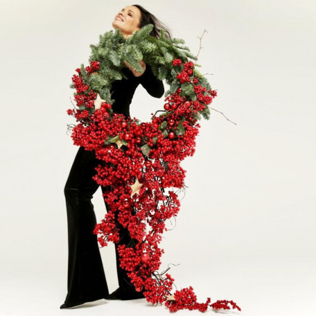 Венок Рождественский Кристмас АРТ 150см