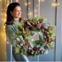 Рождественский венок НАТУРЕЛЬ