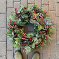 Рождественский венок НАТУРЕЛЬ