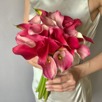 Букет МАЛИНОВЫЙ ОГОНЬ