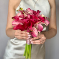 Букет МАЛИНОВЫЙ ОГОНЬ