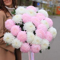 Букет ХРИЗАНТЕМЫ МИКС, 25 шт.