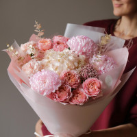 Букет РОЗОВОЕ ЗОЛОТО