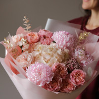 Букет РОЗОВОЕ ЗОЛОТО