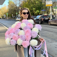Букет ХРИЗАНТЕМЫ МИКС, 29 шт