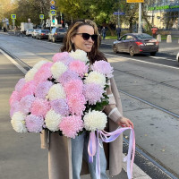 Букет ХРИЗАНТЕМЫ МИКС, 29 шт