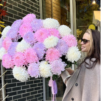 Букет ХРИЗАНТЕМЫ МИКС, 29 шт