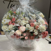 Корзина цветов НЕЖНОЕ УТРО XXL