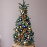 Елка из НАТУР пихты ИНДИГО, 110 см