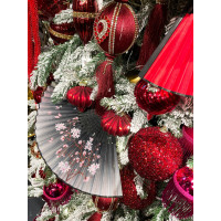 Елка с оформлением КРАСНЫЙ ДРАКОН, символ 2024