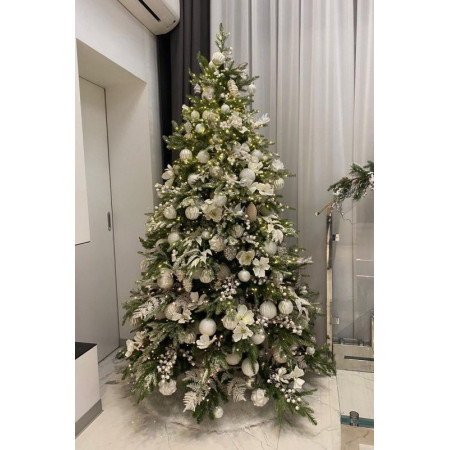 Елка с оформлением ЛУННЫЙ СВЕТ