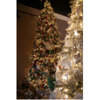 Елка с оформлением РОЖДЕСТВО