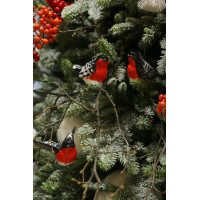 Елка с оформлением РЯБИНОВАЯ РОСКОШЬ