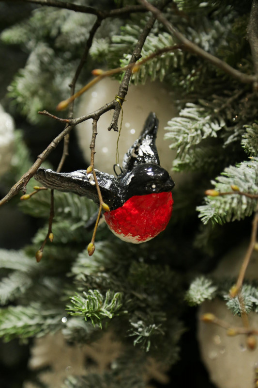 Елка с оформлением РЯБИНОВАЯ РОСКОШЬ