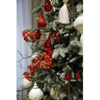 Елка с оформлением РЯБИНОВАЯ РОСКОШЬ