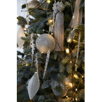 Елка с оформлением СЕРЕБРЯНАЯ