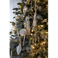 Елка с оформлением СЕРЕБРЯНАЯ