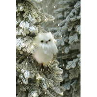 Сет елок с оформлением СНЕЖНЫЕ С СОВАМИ