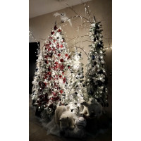 Сет елок с оформлением СНЕЖНАЯ СКАЗКА, 4 елки