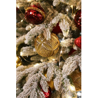 Елка с оформлением ВОДОПАД