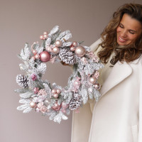 Венок ПУДРА, 45 см.