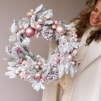 Венок ПУДРА, 45 см.