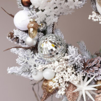 Венок СЕРЕБРО, 47 см