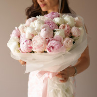 Букет * ПИОНОВ ПЛОМБИР * 35 шт.