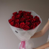 Букет алых роз КЛАССИКА, 25 шт