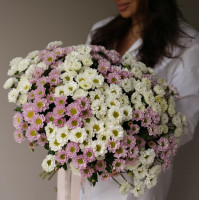 Букет ОБЛАКО ХРИЗАНТЕМ, 31 шт