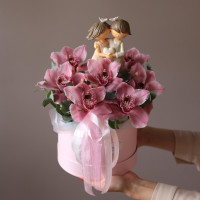 LOVE орхидеи с декором