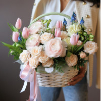 Корзина ВЕСЕННЯЯ НЕЖНОСТЬ