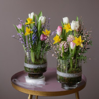 Букет в вазе ароматный ФЕЙЕРВЕРК