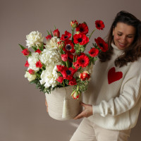 Арт-композиция в кашпо ТАНДЕМ