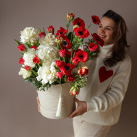 Арт-композиция в кашпо ТАНДЕМ