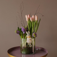 Букет в стекле ДЕВОЧКА