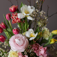 Букет в вазе КОЛОР ШАЙН