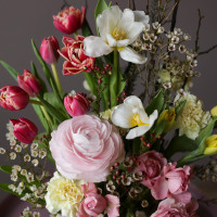 Букет в вазе КОЛОР ШАЙН