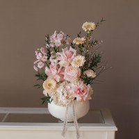 Букет в керамической вазе СУФЛЕ