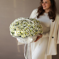 Корзина * ромашек Сантини *