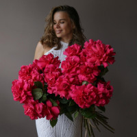 Монобукет Французских ароматных роз Пинк Флойд, 23 шт *