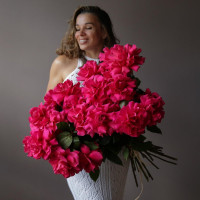 Монобукет Французских ароматных роз Пинк Флойд, 23 шт *