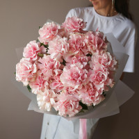 Монобукет * французских роз * ПинкМондиал, 15 шт