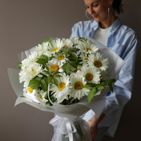 Букет РОМАШКИ, 21 шт.
