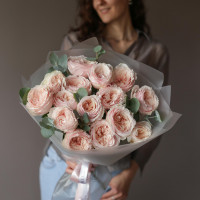 Монобукет * РОЗЫ ЦУМУГИ * 15 шт