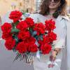 Монобукет Французских роз Red Nina, 15 шт