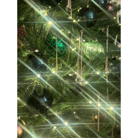 Премиум елка 2.4 м с оформлением РОСКОШЬ МАЛАХИТА