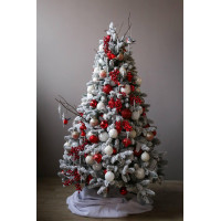Елка с оформлением ЗАСНЕЖЕННАЯ ЯГОДНАЯ, 180 см