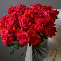 Французские розы Нина и Пинк Флойд, 35 шт *