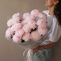 Букет ХРИЗАНТЕМЫ РОЗОВЫЕ, 21 шт.